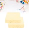 2Pcs Painting Sponge Rectangle Absorbent Sponge Set with Storage Box for Crafting Clning