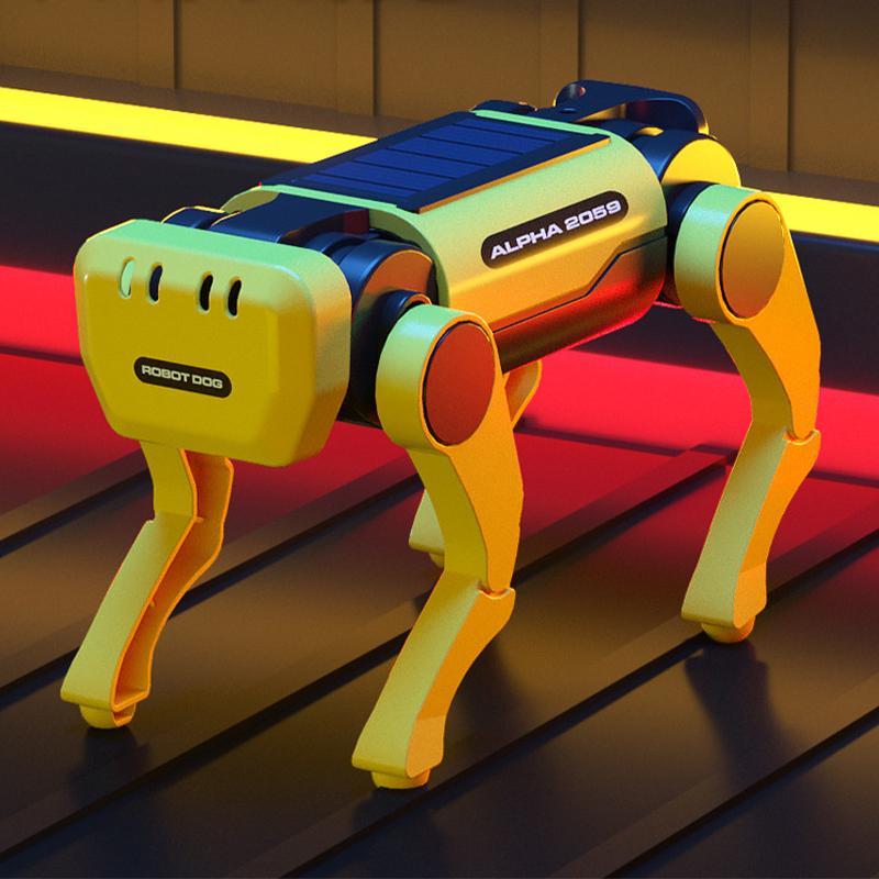 Çocuk Robot Köpek Bilim Deney Kitleri Güneş Enerjili Yavru Köpek Çocuklar İçin Kendin Yap Eğitici Stem Oyuncakları bilim Geliştirici Hediye