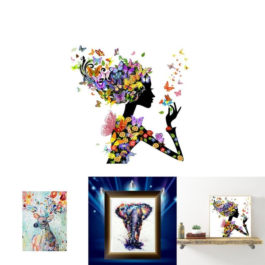 Vibrant 5d Drill Diamond Painting Craft Kits With Assorted Colors For Artistic Creations