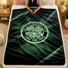 Flannel BlanketCeltic FC Warm Soft Throw Blanket for Indoor Sofa Bed Living Room Use