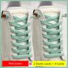 Schoenveters zonder strik Elastische veters Sneakers 8MM Verbreed Plat Elastisch Schoenveters zonder strikken Kinderen Volwassenen Schoen Accessoires