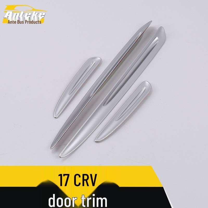 CRV Door Lower Trim Anti-Scratch and Collision Decorative Strip for 17 CRV Cars