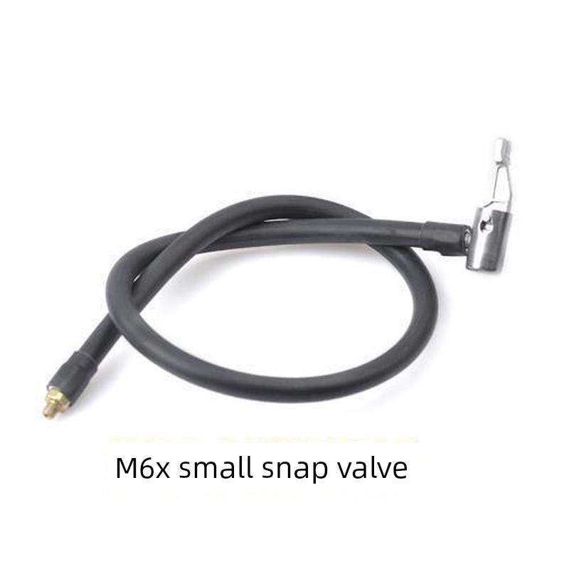 Car Air Pump Hose M6 Thread Car Tire Inflator Nozzle Portable Air Pump Tube