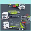 Sprinkler Cleaning Garbage Truck Children Simulation Inertia Toy Car Model