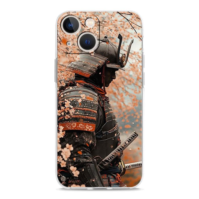Phone Case For iPhone 17 Cases iPhone Air 16 15 12 13 14 Pro Max 7 8 Plus 16Pro iPhone11 Cover Japanese Bushido Samurai
