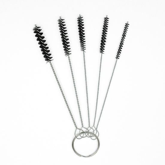 Carburateur Reinigingsset RVS & Nylon Borstels voor Motorfiets Lasbrander ATV Meerdere Maten Naalden (0.4-7mm) met Aluminium Behuizing Roestvrij