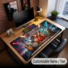 Music General Theme Custom Mouse Pad Personalized With Name Text Customized Desk Mat For Office Home Decor