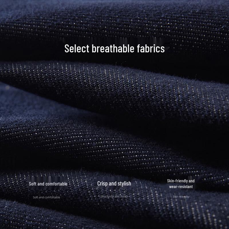 Mark Fairwhale Men's Original Indigo Relaxed Fit Wide-Leg Jeans