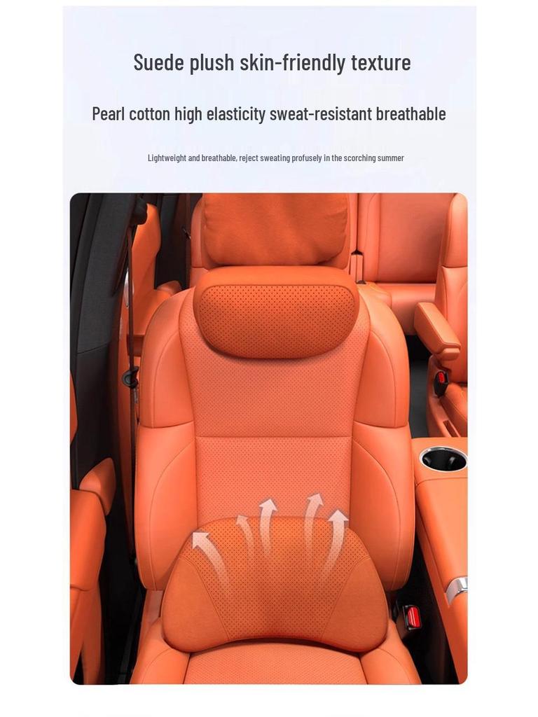 Compatible Neck and Lumbar Support Pillow for Ideal i6-i9 MEGA Cars