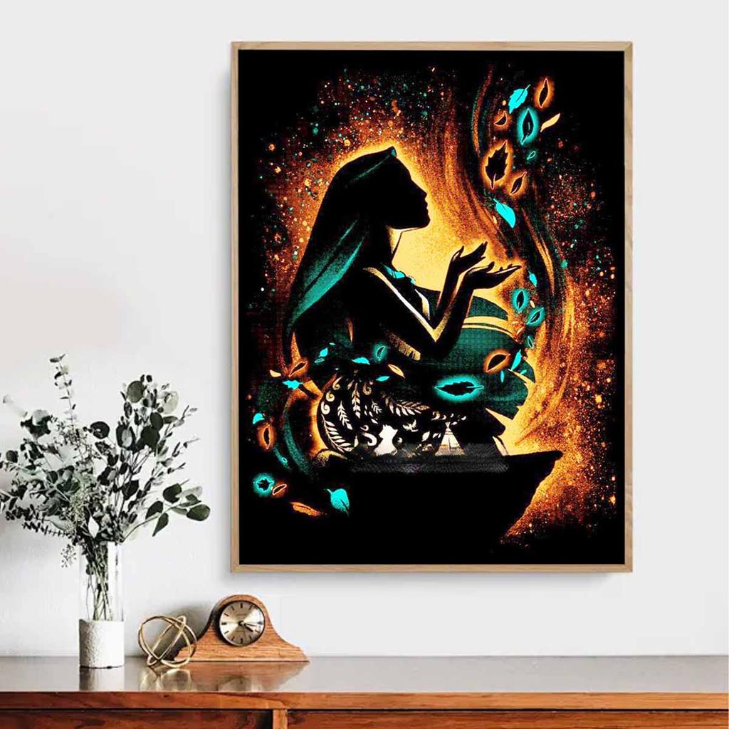 Full Round Diamond Painting The Sad Princess Art Rhinestone Picture Mosaic DIY 5D Cross Stitch Embroidery Home Decoration