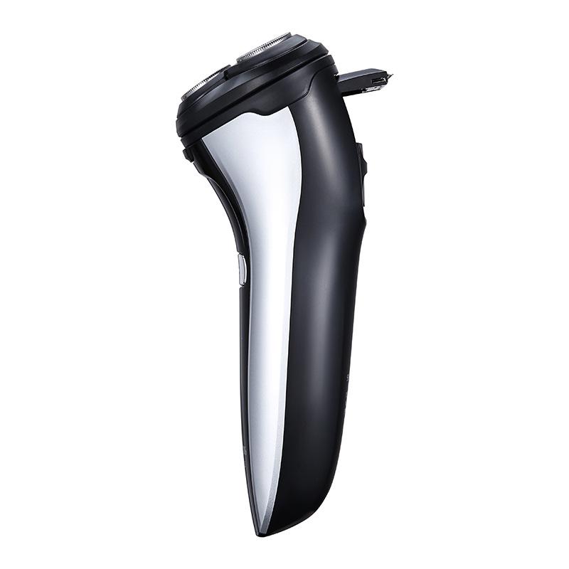 Men’s Electric Shaver Portable Rechargeable Trimmer with Pop-up Trimmer for Both Wet and Dry Shaving Ideal for Business Travel
