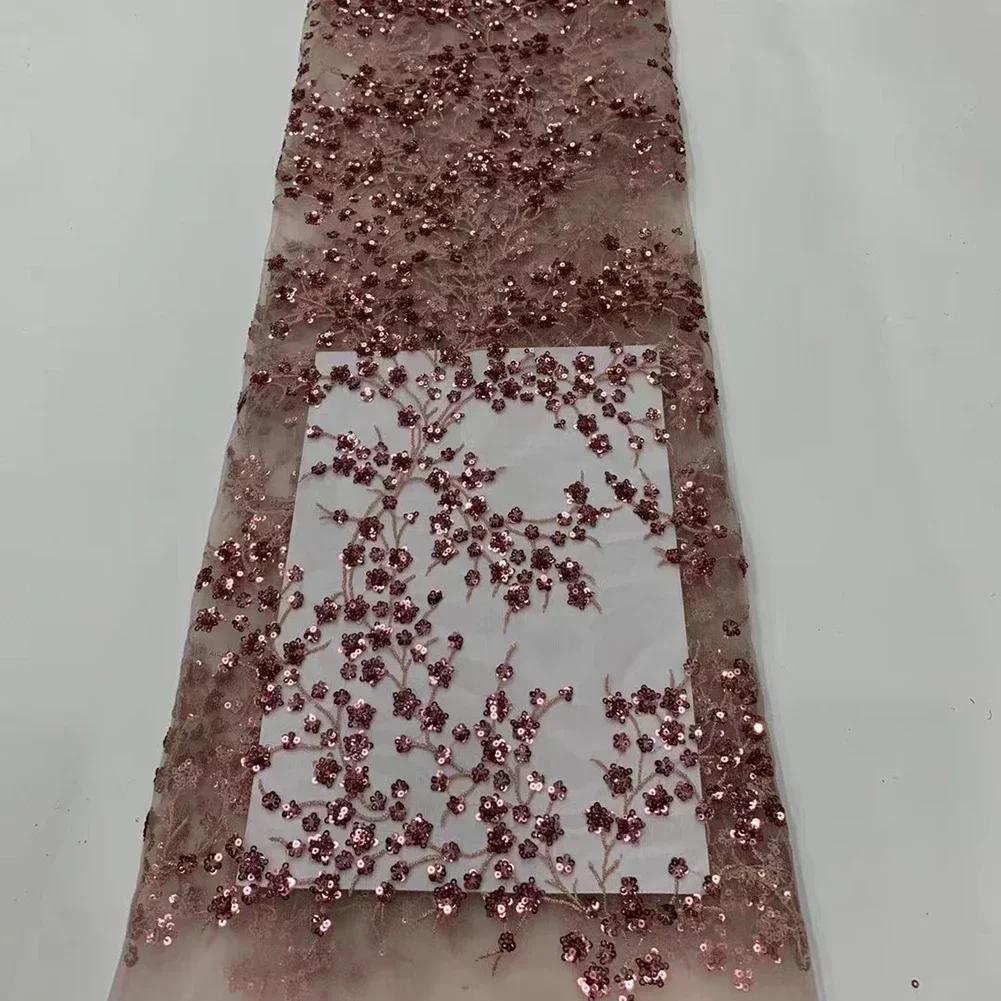 Brandneuer Stoff Netzspitze Stoff 1 Stück 91*125 Kreative Exquisite Stickerei für Nähprojekte Komplizierte Muster