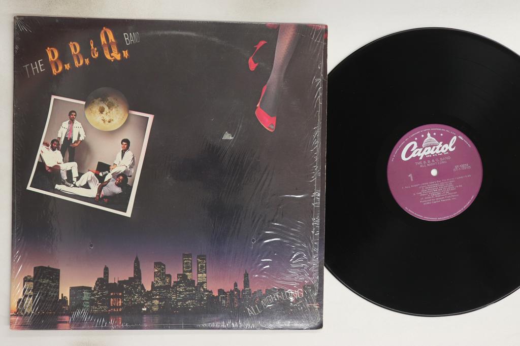 LP Record B.B. & Q. BAND - All Night Long ST12212 Capitol Records 1982 US Soul/Funk Used