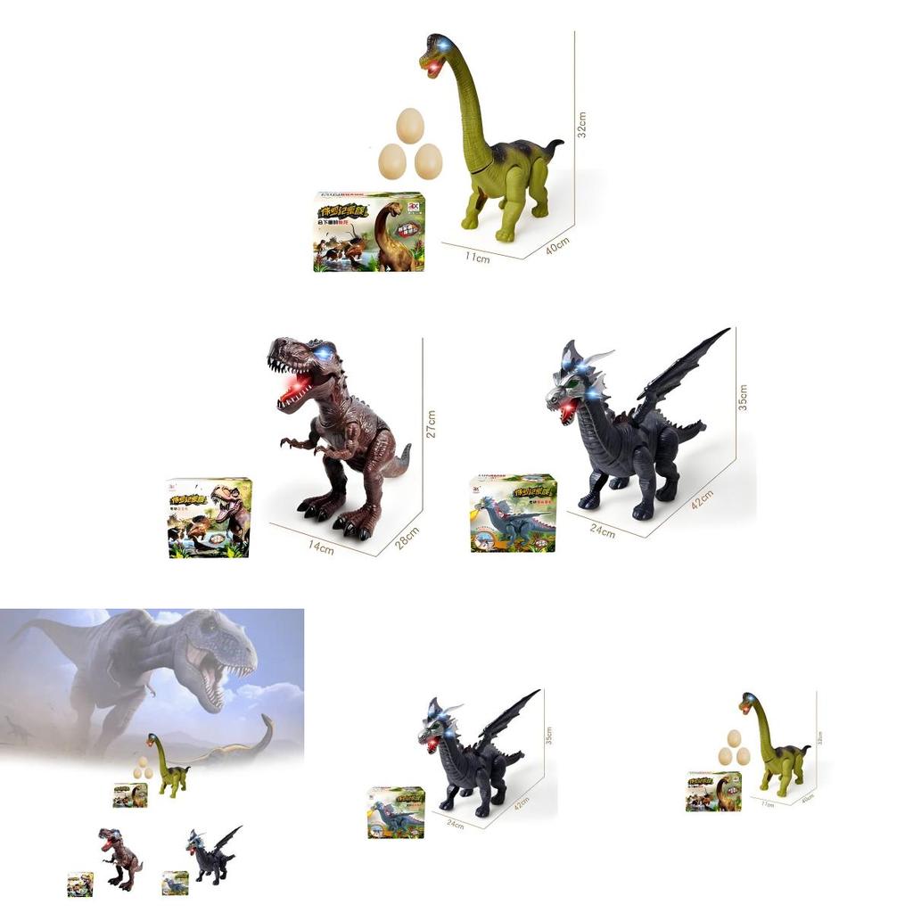 Dinosaur Simulation Toy With Lighted Features And Sensory Development For Children