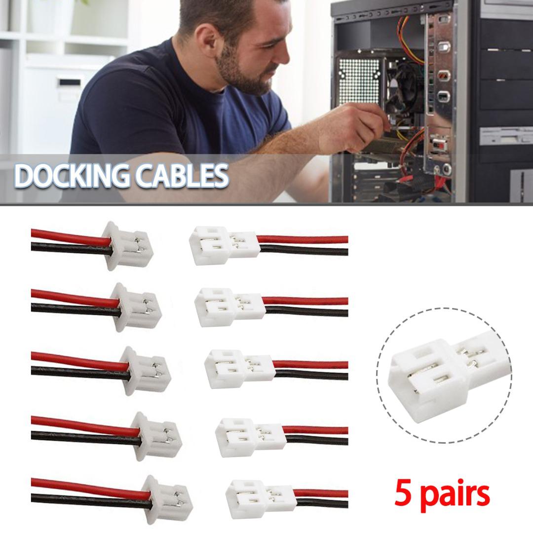 

Разъемы PDTO Micro JST 1.25, 2-контактные разъемы «папа-мама» RC Lipo, провода, кабели, 5 пар