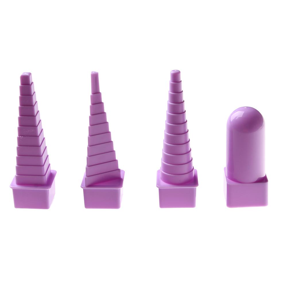 4 Stück/Set Quilling Lila Spulen Papier Handwerk Gequillte Kunst Werkzeug Turm