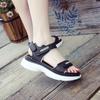 Sports Sandals Women's Summer New Flat-soled Beach Shoes Student Platform Muffin Versatile Casual Women's Shoes