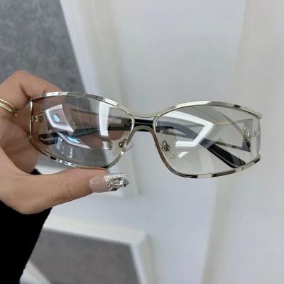 Trendy Square Designer Sunglasses Women Men Metal Frame Classic Sun Glasses Female Male Brand Fashion