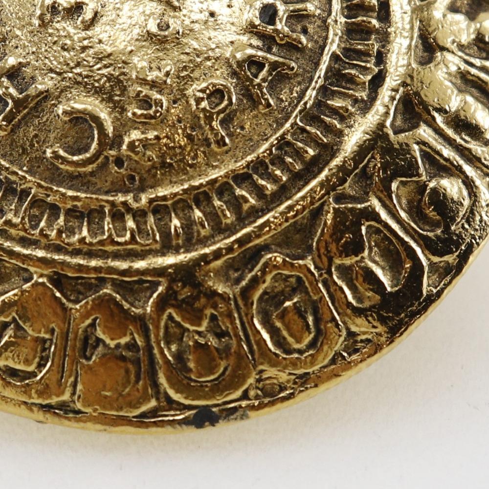 Chanel Kolczyk COCO Mark 31 RUE CAMBON vintage Pozłacany 30g Damski Używany