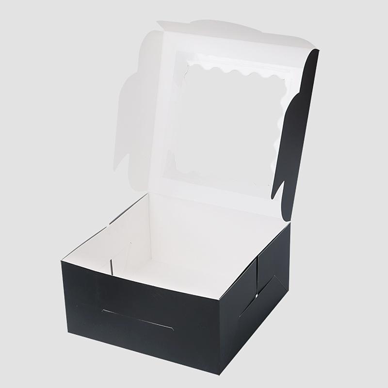 WTEMPO Birthday Wedding Paper Gift Boxes Clear Window Party Favor Boxes Ideal for Storing and Gifting Delicate Items Daily Presents Packaging Boxes