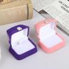 1 Piece Small Jewelry Box Velvet Wedding Ring Box Necklace Display Box Cute Bear Gift Box Container Case For Jewelry Packaging
