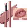 Matte Lipstick Non-Stick Cup Long-Lasting Velvet Finish Lipstick Pen Smooth Matte Lip Color Waterproof Non-Fading 12 Colors Nude