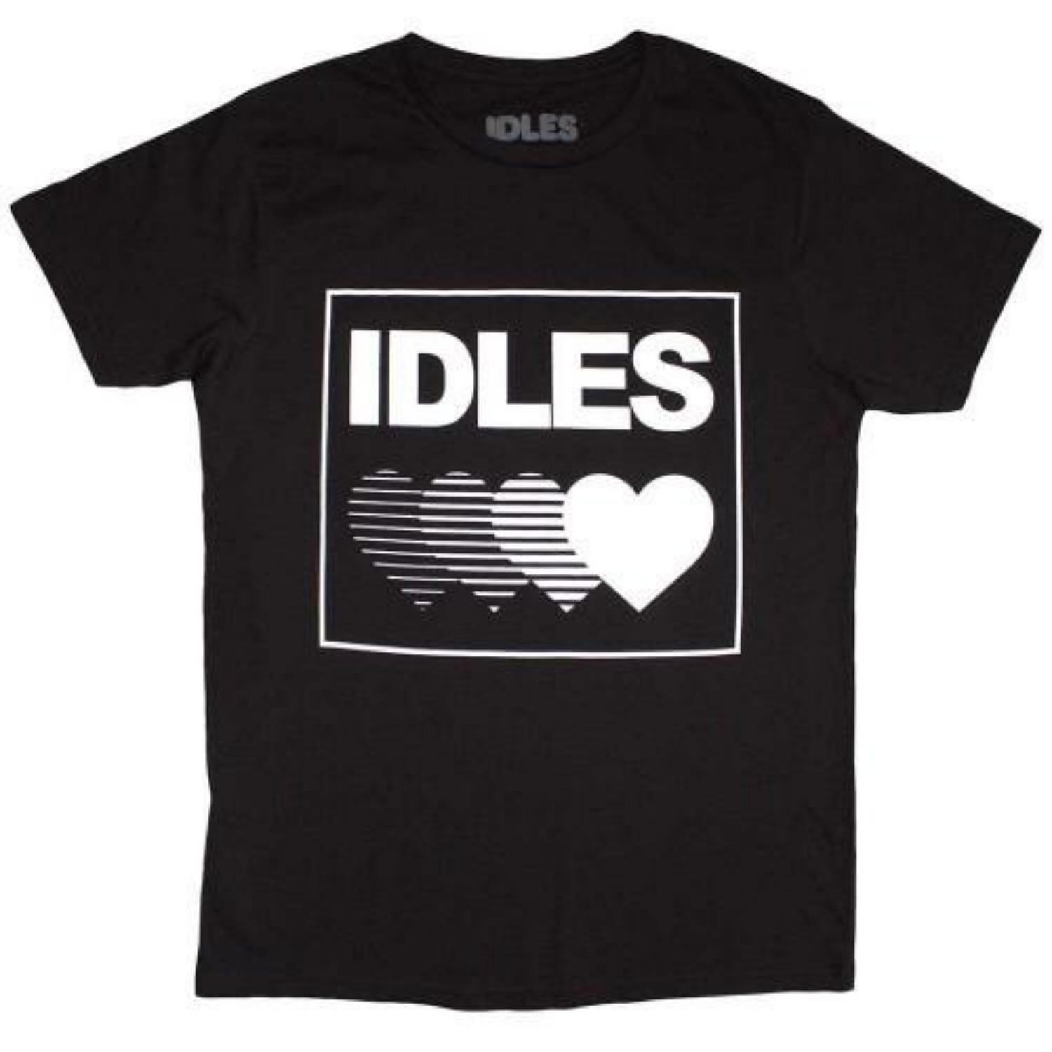 Idles Unisex Adult Gradient Heart T-Shirt S
