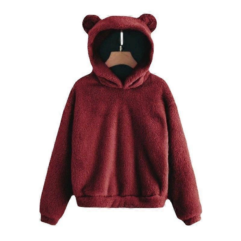 Autumn Women's Hooded Warm Fleece Hooded Sweatshirt