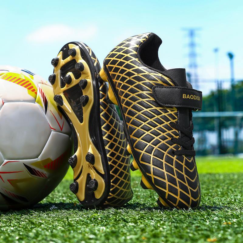 28-39 Chlapčenské futbalové kopačky s kolíkmi, gumová mäkká podrážka, detské profesionálne tréningové futbalové kopačky na umelú trávu pre dievčatá