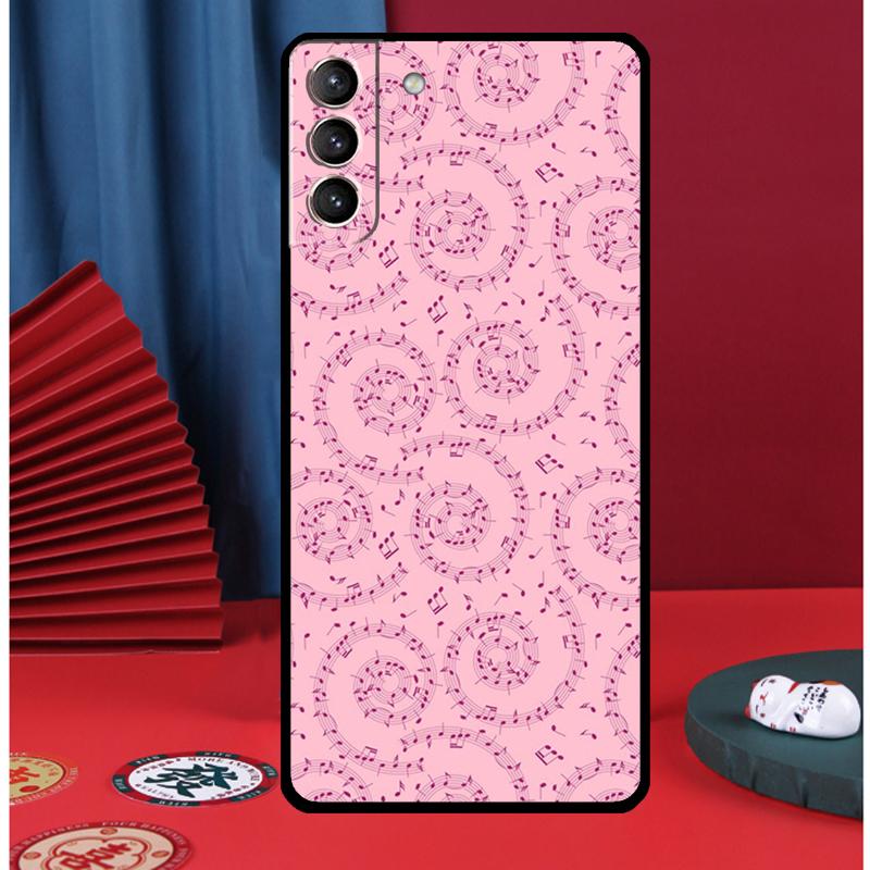 Music Notes Treble Clef Phone Case For Samsung Galaxy S24 Ultra S9 S10 S20 FE S21 S22 S23 Plus S25 Ultra Back Cover