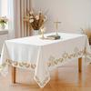 Christmas Tablecloth Digital Print - Winter Snowman Reindeer Xmas Tree Dining Table Festival Decor Table Cover