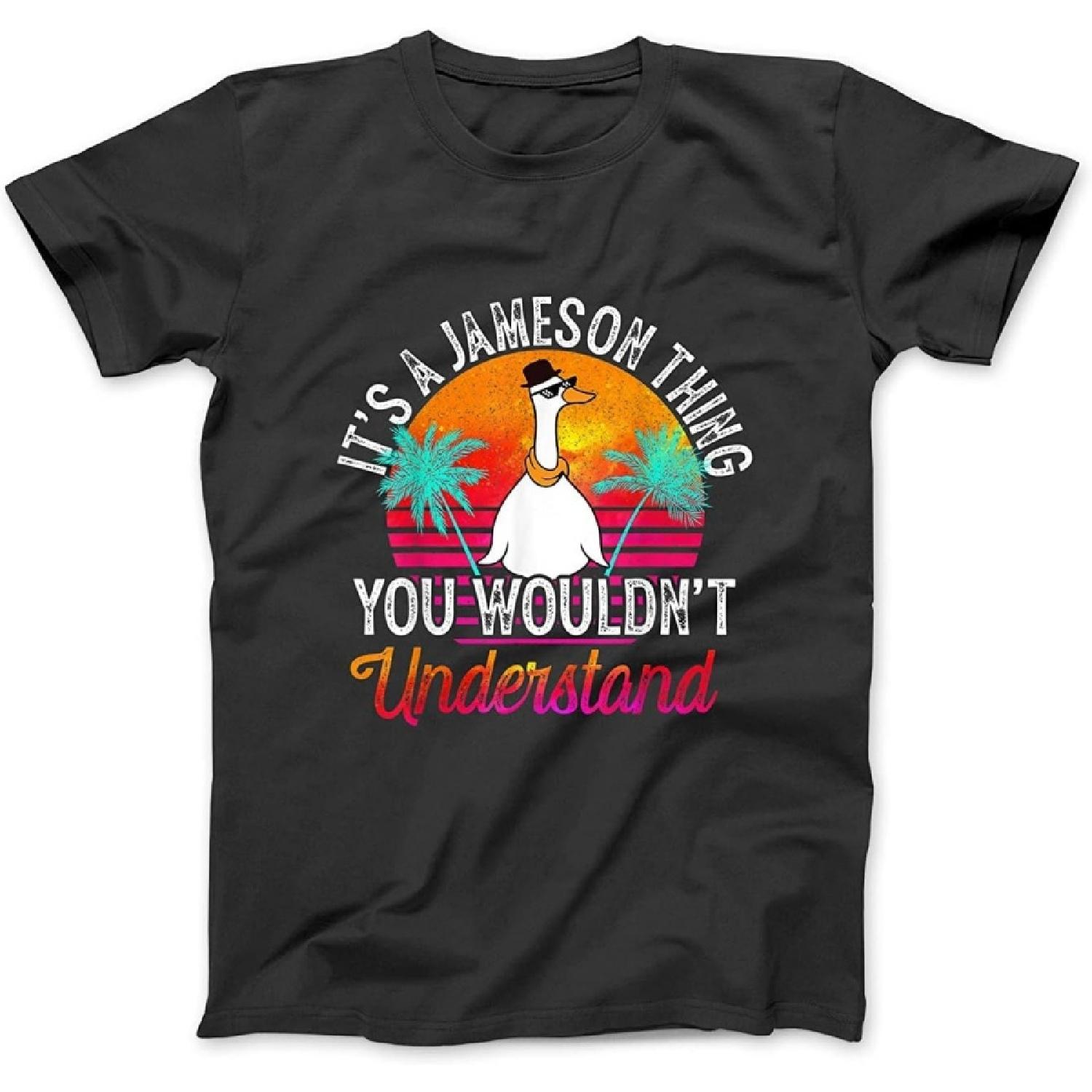 Это вещь Jameson, ты не поймешь Смешная футболка, свитшот, худи, майка Jameson для мужчин, женщин, детей Черный S
