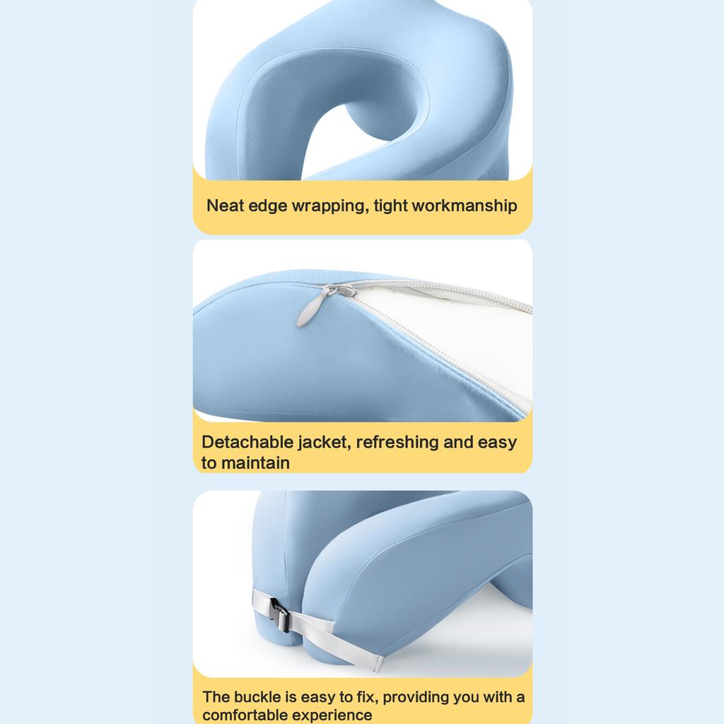 Ergonomic Napping Pillow Comfortable For Office Use Providing Excellent Neck Support And Relaxation With Memory Foam