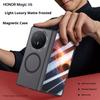 Luxury Skin Feel Matte Magnetic Phone Case For Honor Magic V6 Dual-Axis Hinge All-Inclusive Lens Protection Shockproof Cover