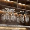 No Punching Glasses Hanging Rack Wall Mounted Goblet Hanging Rack Red Wine Cup Holder  Dining Rooms