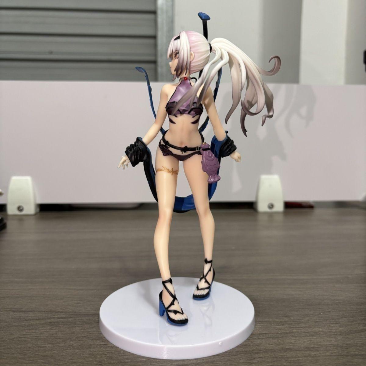 

21Cm Fate/Grand Order Figure Fairy Knight Lancelot Melusine Anime Girl Pvc Action Figure Toy Game Statue Adult Collection Model (As shown-4356)-