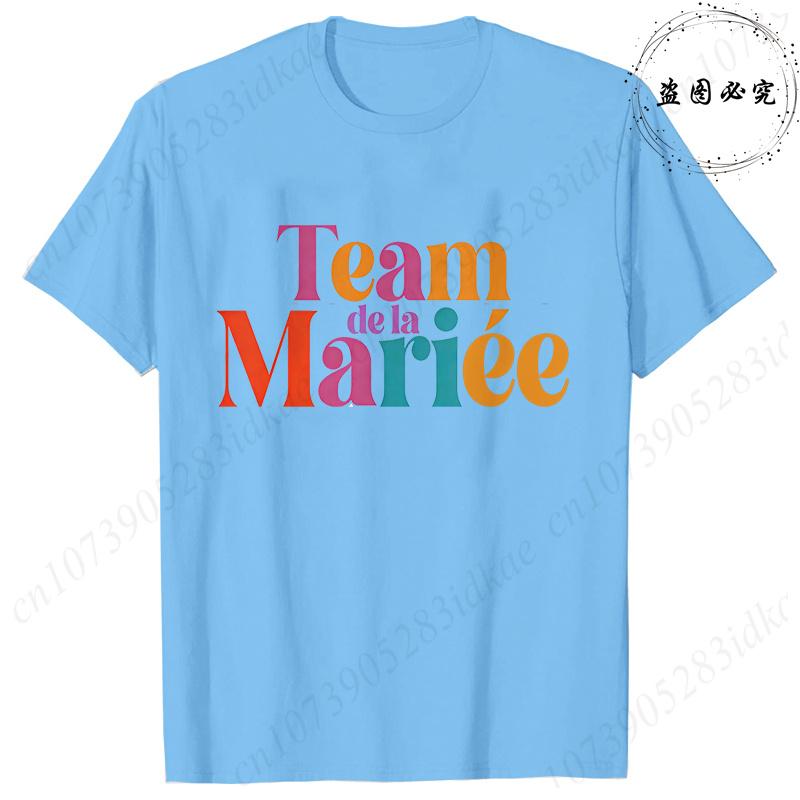 French Girls Single Farewell Tops Future Bride Team Bride Tees Printed Tshirts for EVJF Bridal Shower