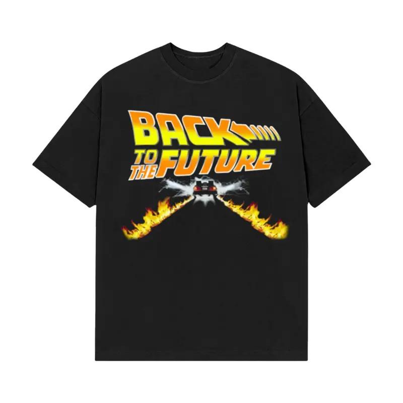 Back To The Future Time Travel DeLorean Graphic Tee S