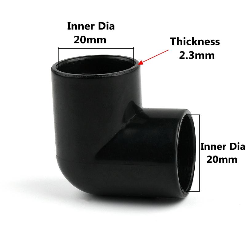 

1~5pcs length 50cm OD 20,25,32,40,50mm PVC Black Pipe Fish Tank Aquarium Plumbing Garden Irrigation Adapter Water Pipe Connector 1 pc