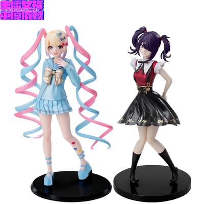 New Needy Girl Overdose Anime Figure KAngel Action Figures Virtual Uploader PVC 19CM Collection Model Ornaments Toys