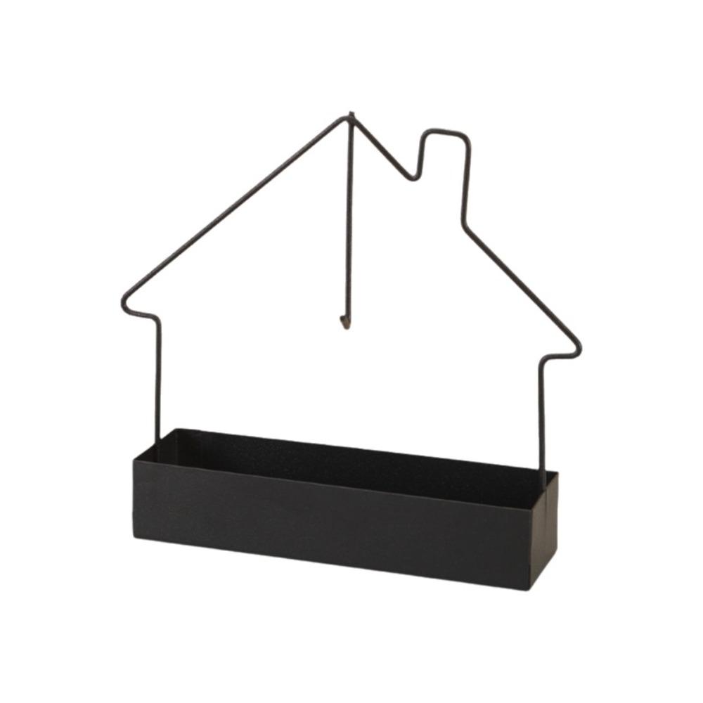 

House Shaped Mosquito Coil Holder Iron Mosquito Coil Burner Coil Tray Incense Burner Frame Balcony чёрный
