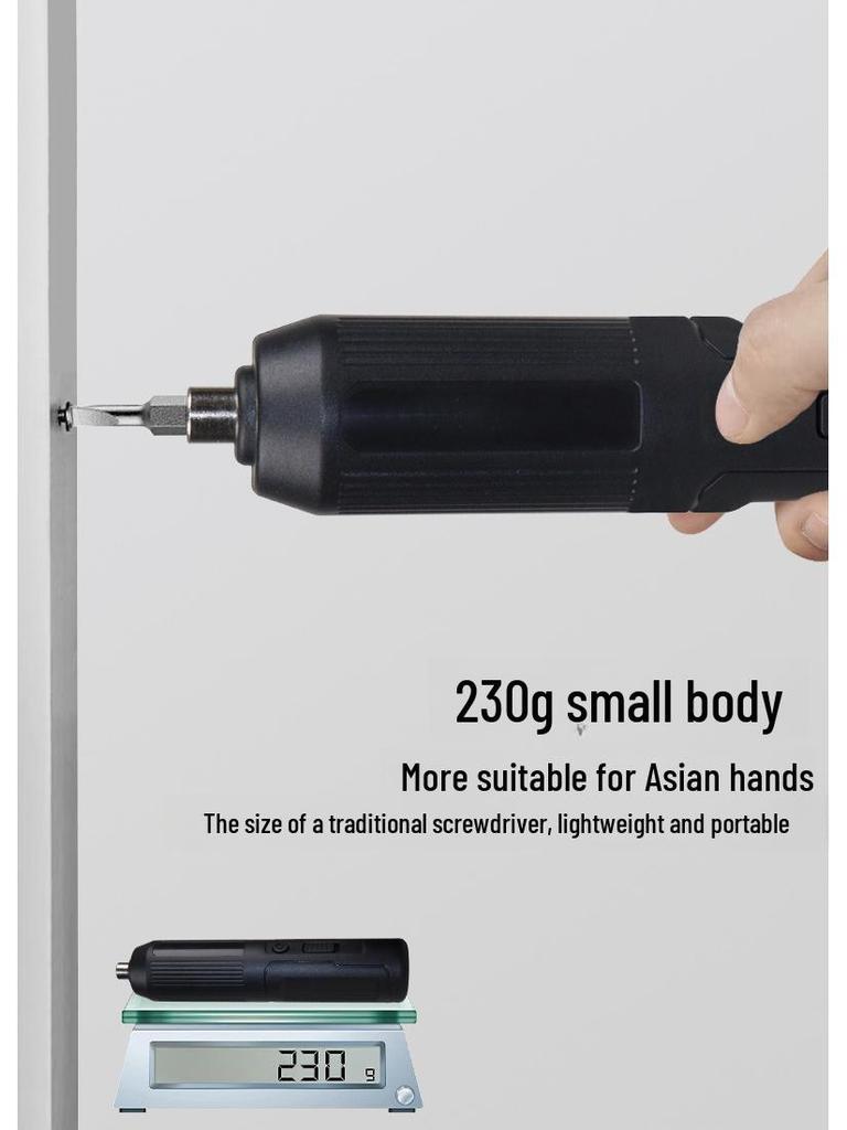 USB Rechargeable High-Torque Lithium Mini Electric Screwdriver Set