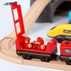 DYS Voice Broadcast Plastic Electric Train Children Kids Toy Gift with 2 Passengers