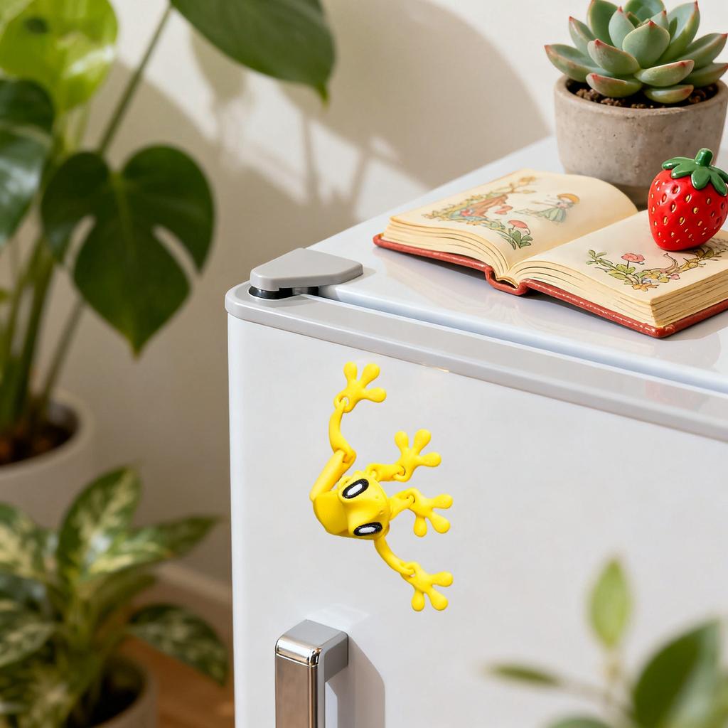 3D-printed Magneti Toy, Articulated 3D-printed Animal Toy, Suitable For Refrigerator/car Decoration