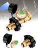 Brass Propane Tank Gauge Adapter Propane Level Indicator Propane Tank Gauge Level Indicator for Cylinder BBQ Gas Grill RV Camper
