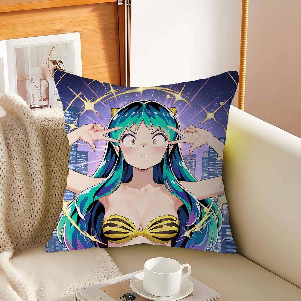 U-Urusei Yatsura Personalized Pillow Dust Cover Bedroom Kids Party Decoration Pillowcase Birthday Children Gift