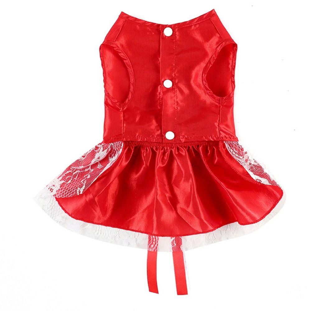 

Милое свадебное платье для питомца S-XXL Юбка для кошки Одежда Платье для собаки Весна M красный