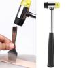 Double Face Detachable Rubber Hd Hammer Lther Craft Handcraft   with Steel Handle