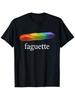 unisex'S Baguette Rainbow Faguette LGBT Pride T-Shirt