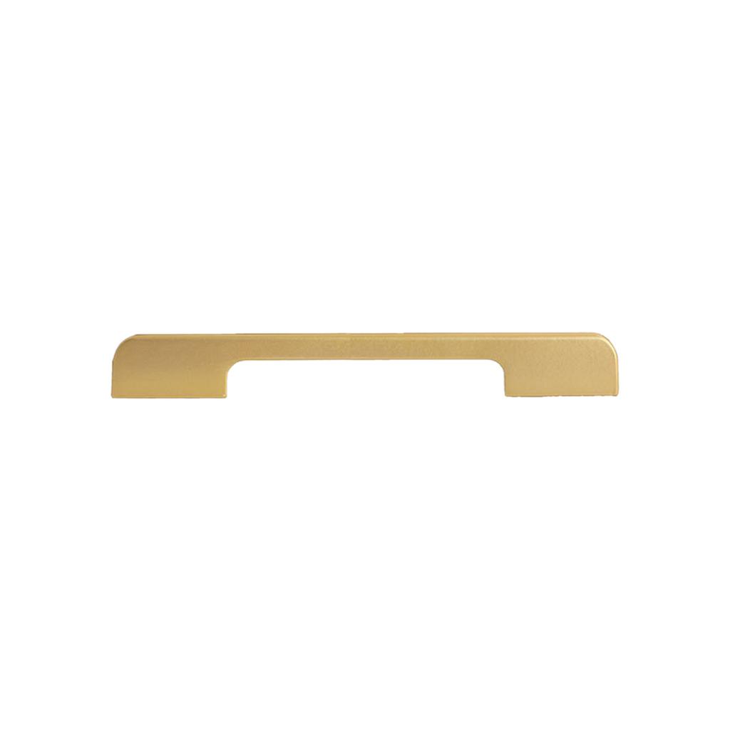 Schranktürgriff Aluminiumlegierung Schubladengriffe für Kommode Kleiderschrank Schuhschrank Gold A-Typ 160mm Lochabstand